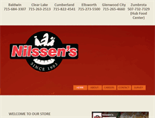 Tablet Screenshot of nilssensfoods.com